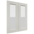 Fabuwood Fusion Dove DS GDW2430 Wall Glass Door, Front View