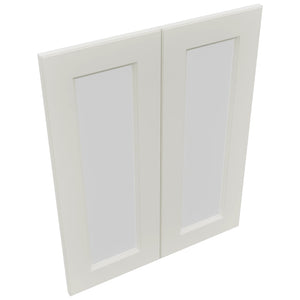 Fabuwood Fusion Dove DS GDW2430 Wall Glass Door, Top View