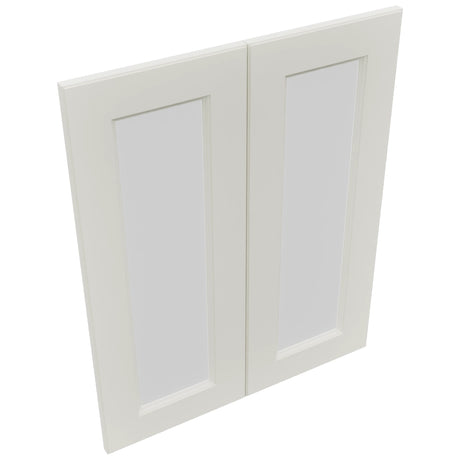 Fabuwood Fusion Dove DS GDW2430 Wall Glass Door, Top View