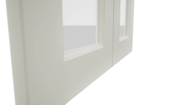 Fabuwood Fusion Dove DS GDW2430 Wall Glass Door, Detail View