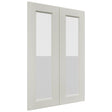 Fabuwood Fusion Dove DS GDW2436 Wall Glass Door, Front View