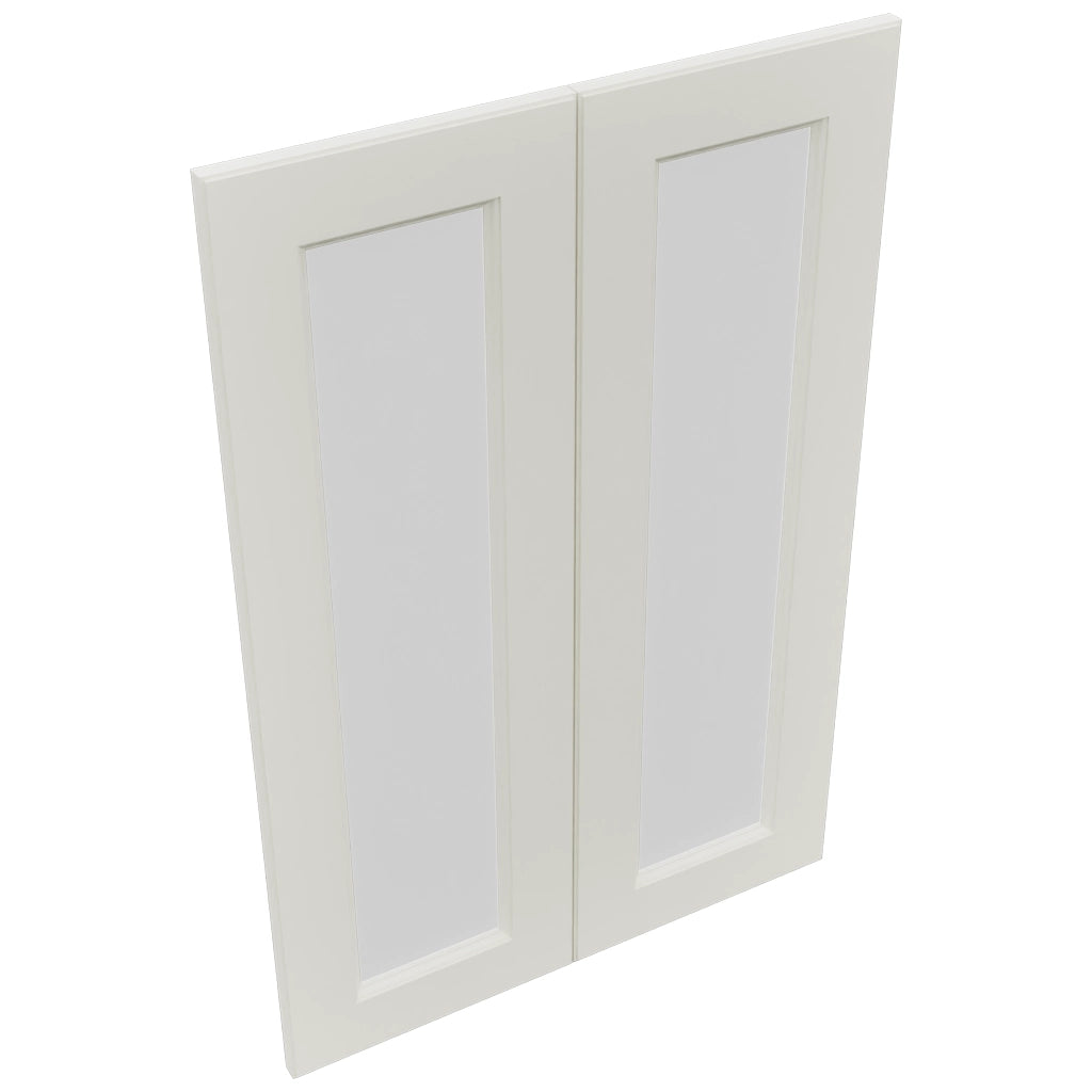 Fabuwood Fusion Dove DS GDW2436 Wall Glass Door, Top View