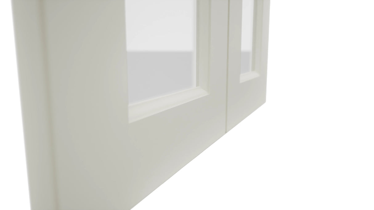 Fabuwood Fusion Dove DS GDW2436 Wall Glass Door, Detail View