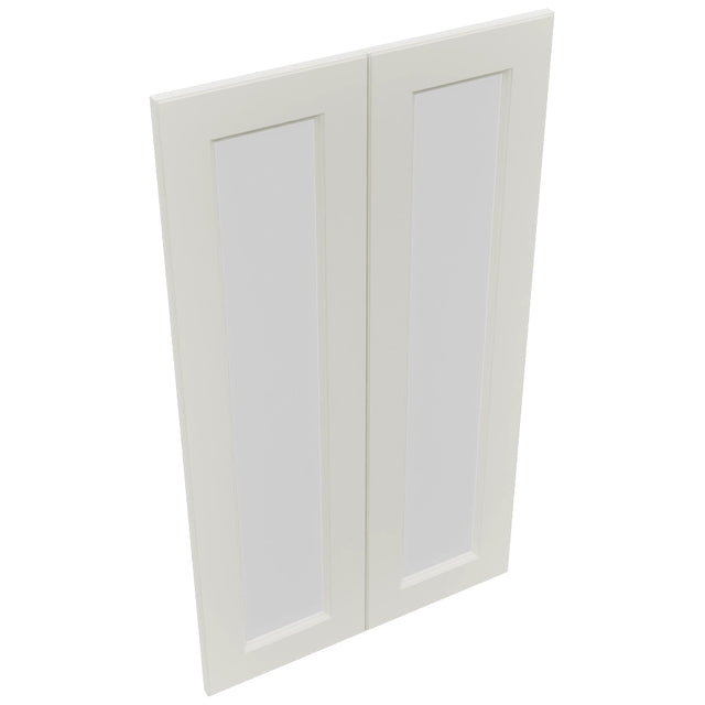 Fabuwood Fusion Dove DS GDW2442 Wall Glass Door, Top View