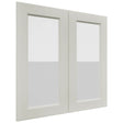 Fabuwood Fusion Dove DS GDW3030 Wall Glass Door, Front View