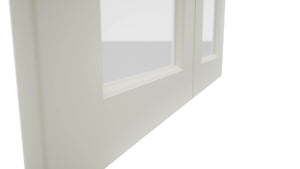 Fabuwood Fusion Dove DS GDW3030 Wall Glass Door, Detail View