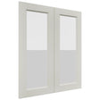 Fabuwood Fusion Dove DS GDW3036 Wall Glass Door, Front View