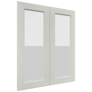 Fabuwood Fusion Dove DS GDW3036 Wall Glass Door, Front View