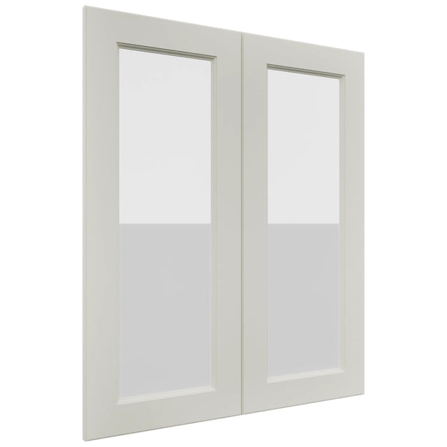 Fabuwood Fusion Dove DS GDW3036 Wall Glass Door, Front View