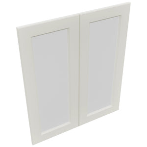 Fabuwood Fusion Dove DS GDW3036 Wall Glass Door, Top View