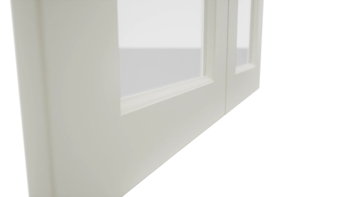 Fabuwood Fusion Dove DS GDW3036 Wall Glass Door, Detail View