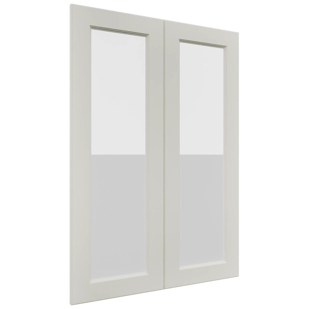 Fabuwood Fusion Dove DS GDW3042 Wall Glass Door, Front View