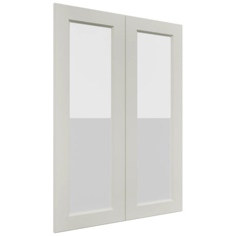 Fabuwood Fusion Dove DS GDW3042 Wall Glass Door, Front View