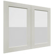Fabuwood Fusion Dove DS GDW3630 Wall Glass Door, Front View