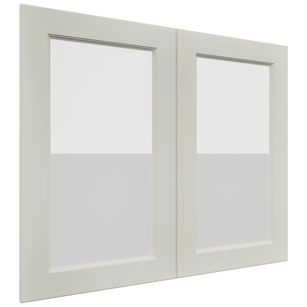 Fabuwood Fusion Dove DS GDW3630 Wall Glass Door, Front View