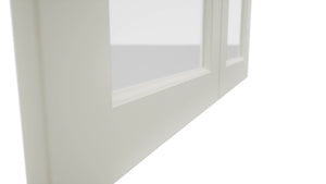 Fabuwood Fusion Dove DS GDW3642 Wall Glass Door, Detail View