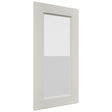 Fabuwood Fusion Dove DS GDWDC2430 Wall Glass Door, Front View