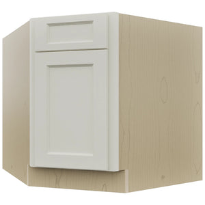 Fabuwood Fusion Dove DSB36 Base Corner Diagonal Sink Cabinet, Front View