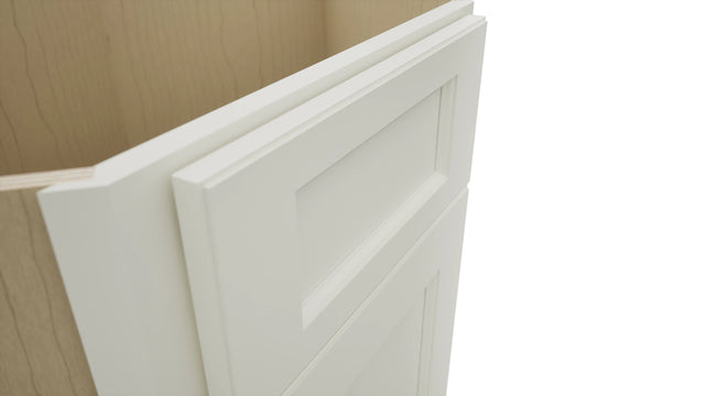 Fabuwood Fusion Dove DSB36 Base Corner Diagonal Sink Cabinet, Detail View