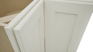 Fabuwood Fusion Dove ERB36 Base Corner Easy Reach Cabinet, Detail View