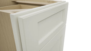 Fabuwood Fusion Dove FD18 Vanity Desk, Detail View