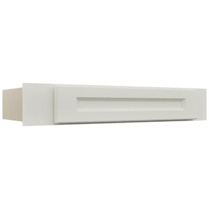 Fabuwood Fusion Dove KD30 Vanity Desk, Front View