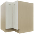 Fabuwood Fusion Dove LSB33 Base Corner Lazy Susan Cabinet, Front View