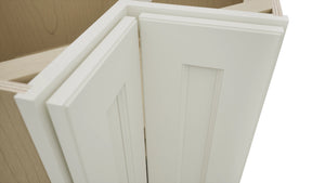 Fabuwood Fusion Dove LSB33 Base Corner Lazy Susan Cabinet, Detail View