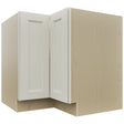 Fabuwood Fusion Dove LSB36 Base Corner Lazy Susan Cabinet, Front View