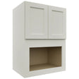Fabuwood Fusion Dove MC304221 Wall Microwave Cabinet, Front View
