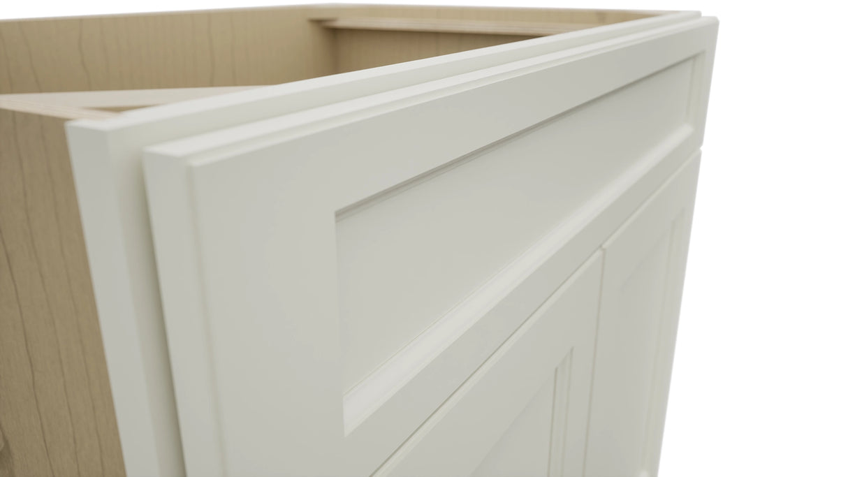 Fabuwood Fusion Dove SB36SDF Base Sink Cabinet, Detail View