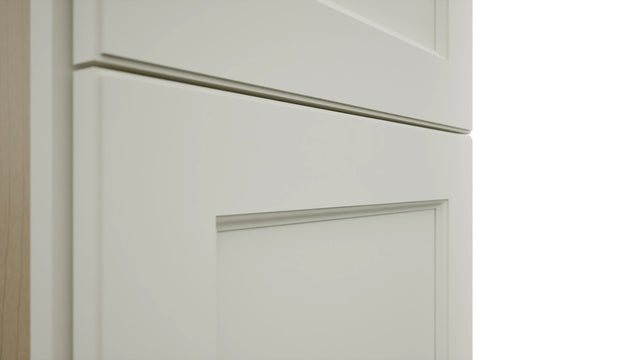 Fabuwood Fusion Dove TP182496 Tall Pantry Cabinet, Detail View