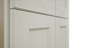 Fabuwood Fusion Dove TP241284 Tall Pantry Cabinet, Detail View
