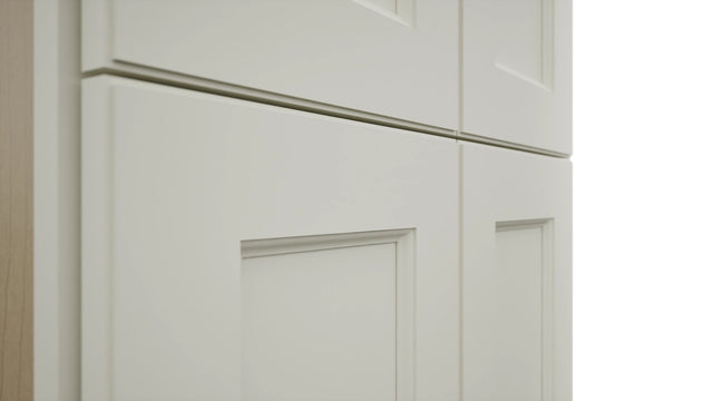 Fabuwood Fusion Dove TP241296 Tall Pantry Cabinet, Detail View