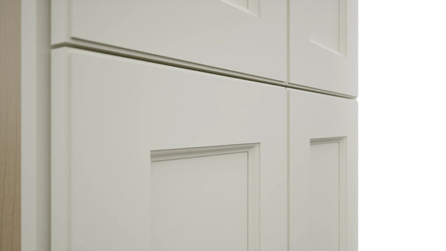 Fabuwood Fusion Dove TP242484 Tall Pantry Cabinet, Detail View