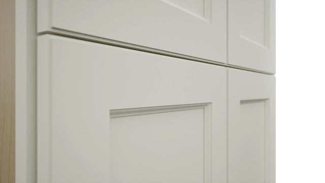 Fabuwood Fusion Dove TP302484 Tall Pantry Cabinet, Detail View