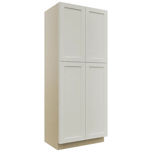 Fabuwood Fusion Dove TP362490 Tall Pantry Cabinet, Front View