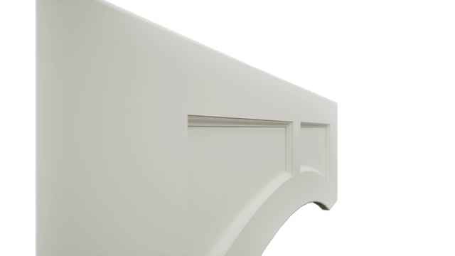 Fabuwood Fusion Dove VARP42 Wall Valance, Detail View