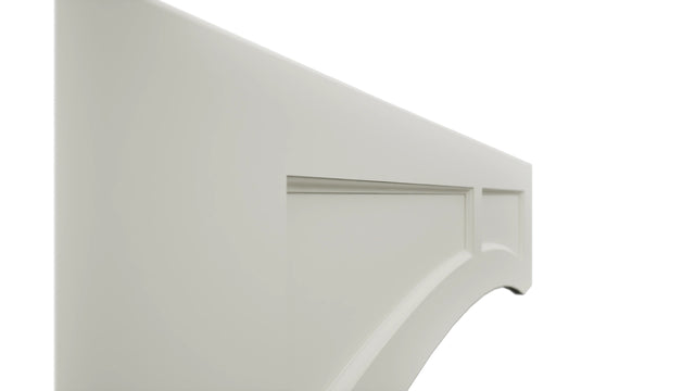 Fabuwood Fusion Dove VARP54 Wall Valance, Detail View