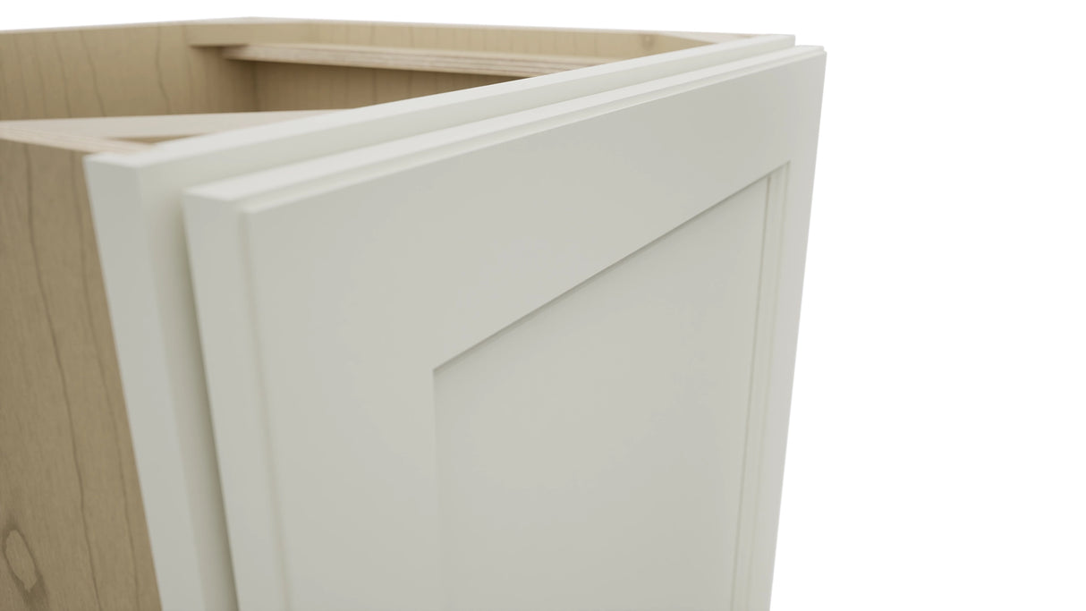 Fabuwood Fusion Dove VB21FD Vanity Base Full Height Cabinet, Detail View