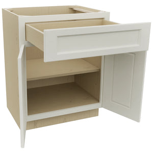 Fabuwood Fusion Dove VB27-34 Vanity Base Standard Cabinet, Open View