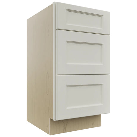 Fabuwood Fusion Dove VDB18-34 Vanity Drawer Cabinet, Front View