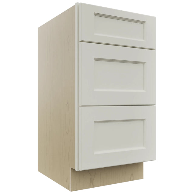 Fabuwood Fusion Dove VDB18-34 Vanity Drawer Cabinet, Front View