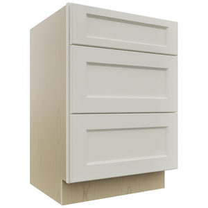 Fabuwood Fusion Dove VDB24-34 Vanity Drawer Cabinet, Front View