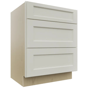 Fabuwood Fusion Dove VDB27-34 Vanity Drawer Cabinet, Front View
