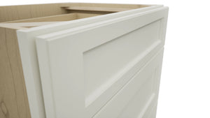 Fabuwood Fusion Dove VDB27-34 Vanity Drawer Cabinet, Detail View