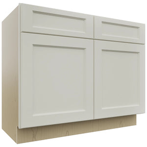 Fabuwood Fusion Dove VSB42-34 Vanity Sink Cabinet, Front View