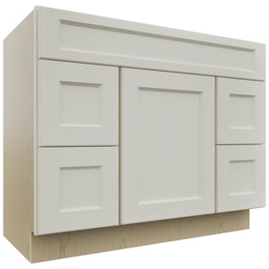 Fabuwood Fusion Dove VSD30DL Vanity Combo Cabinet, Front View