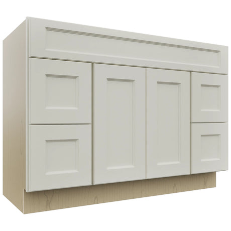 Fabuwood Fusion Dove VSD30DR Vanity Combo Cabinet, Front View