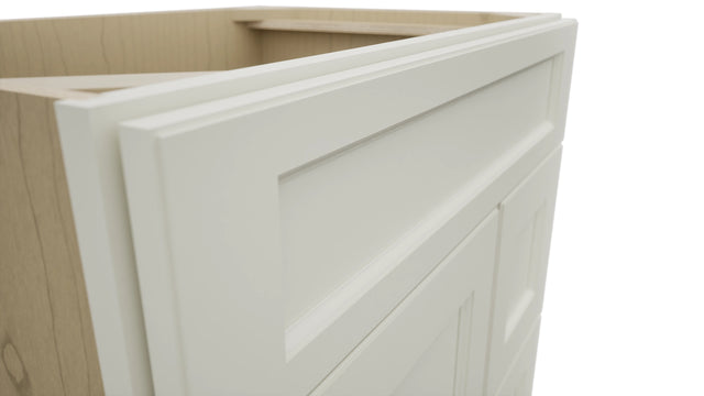 Fabuwood Fusion Dove VSD36DR Vanity Combo Cabinet, Detail View